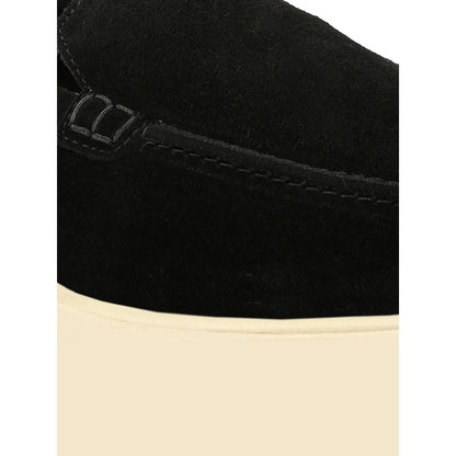 Valentino West Port Men Black Trendy Leather Loafers