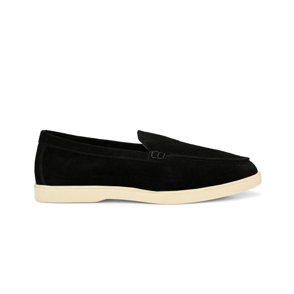 Valentino West Port Men Black Trendy Leather Loafers