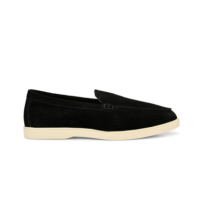 Valentino West Port Men Black Trendy Leather Loafers