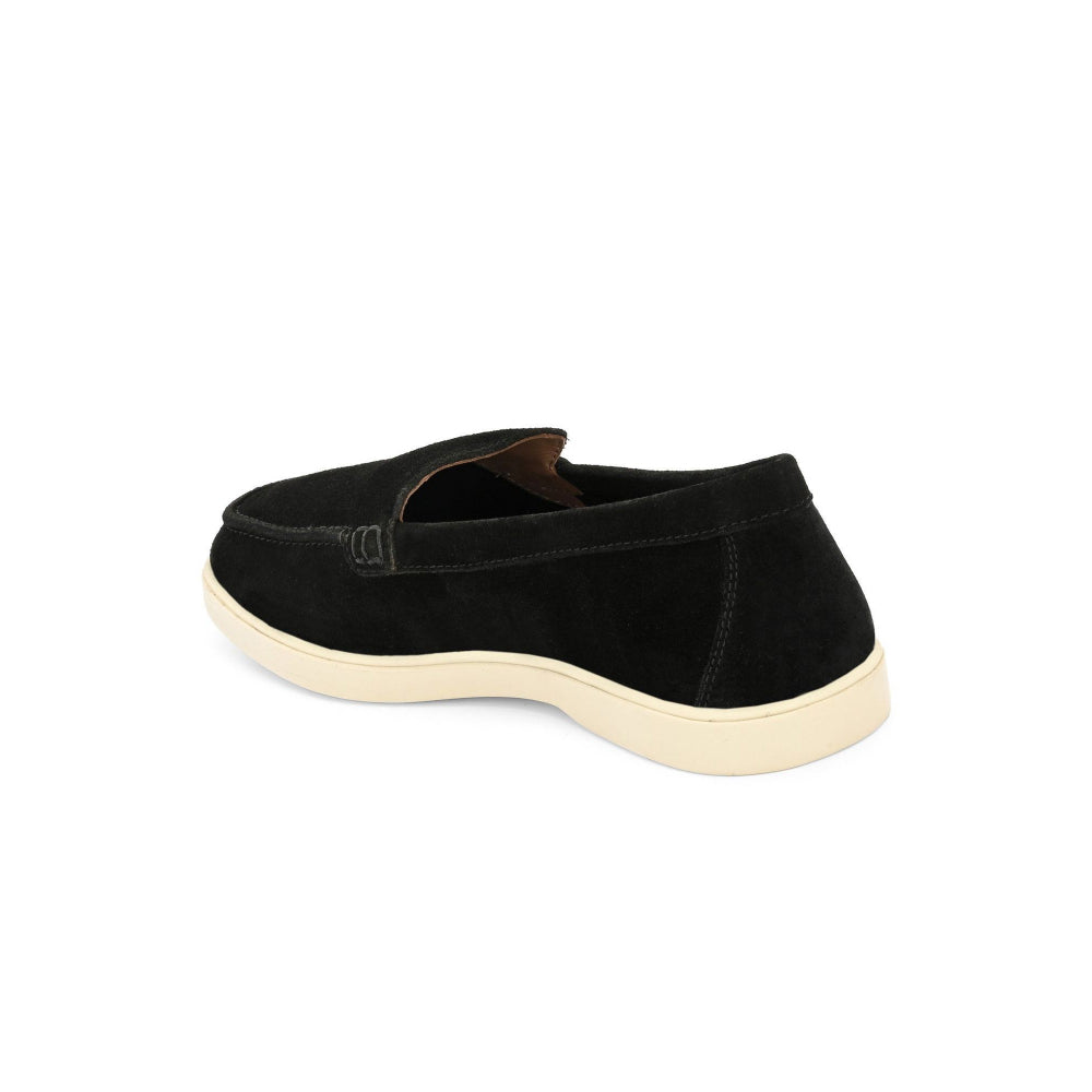 Valentino West Port Men Black Trendy Leather Loafers