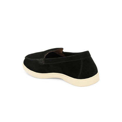 Valentino West Port Men Black Trendy Leather Loafers