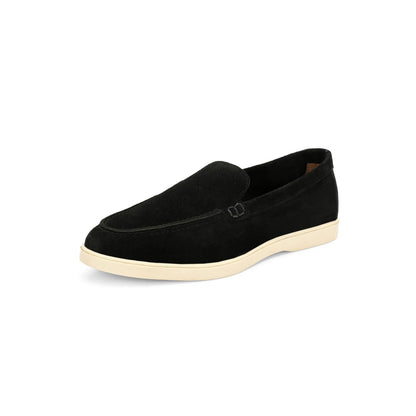 Valentino West Port Men Black Trendy Leather Loafers