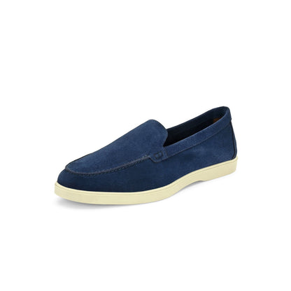 Valentino West Port Men Blue Trendy Leather Loafers