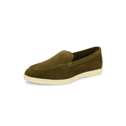 Valentino West Port Men Olive Trendy Leather Loafers