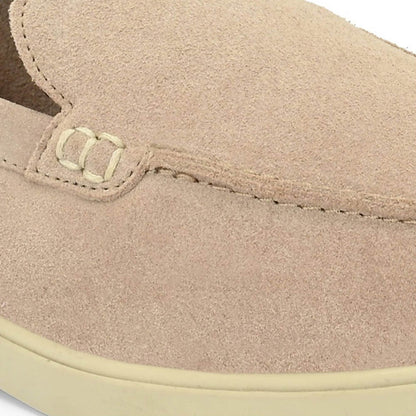 Valentino West Port Men Beige Trendy Leather Loafers