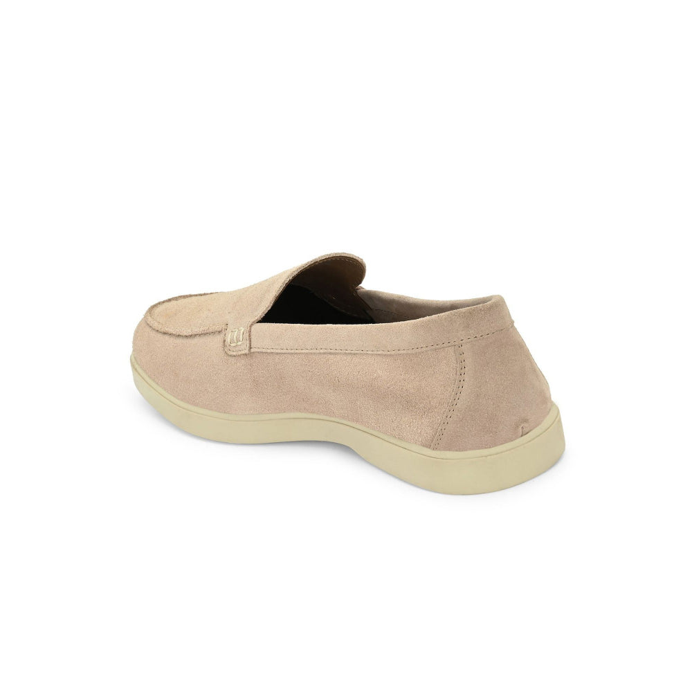 Valentino West Port Men Beige Trendy Leather Loafers