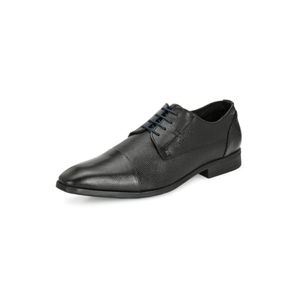 Valentino Men Premium Leather Lace-Up Formal Derby Shoes