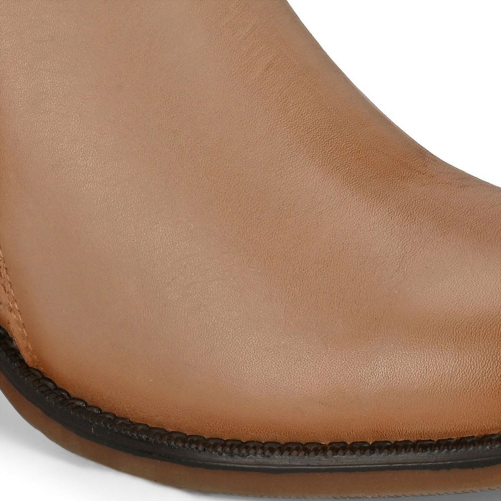 Valentino Women Premium Leather Zipper Boots