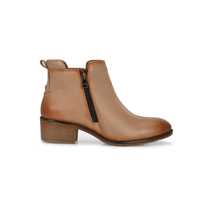 Valentino Women Premium Leather Zipper Boots