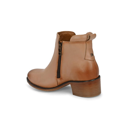 Valentino Women Premium Leather Zipper Boots