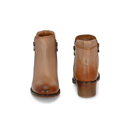 Valentino Women Premium Leather Zipper Boots