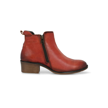 Valentino Women Premium Leather Zipper Boots