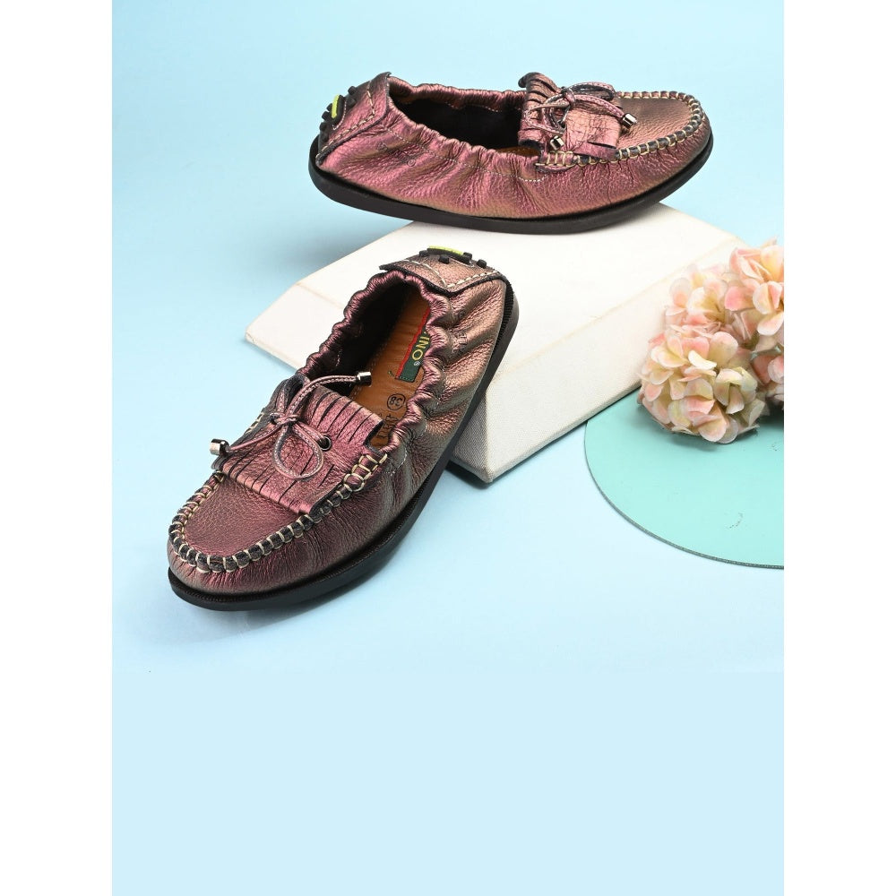 Valentino Women Premium Leather Slip On Loafer