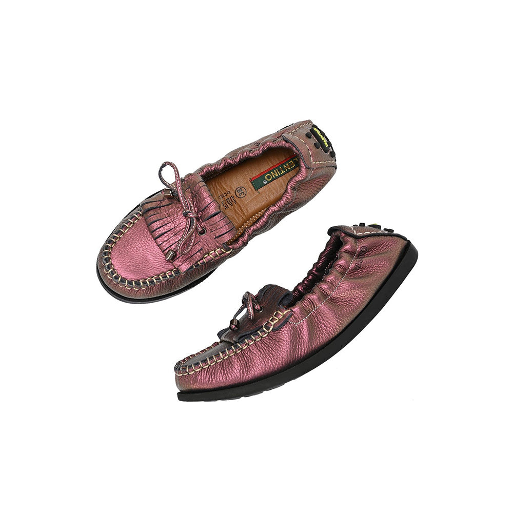 Valentino Women Premium Leather Slip On Loafer