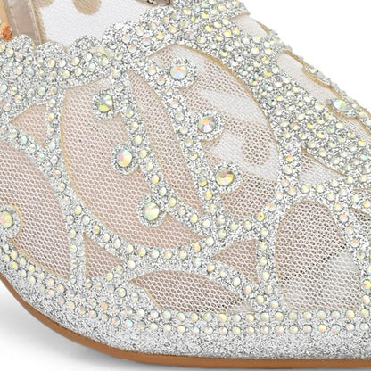 Valentino Women Silver Partywear Sandals