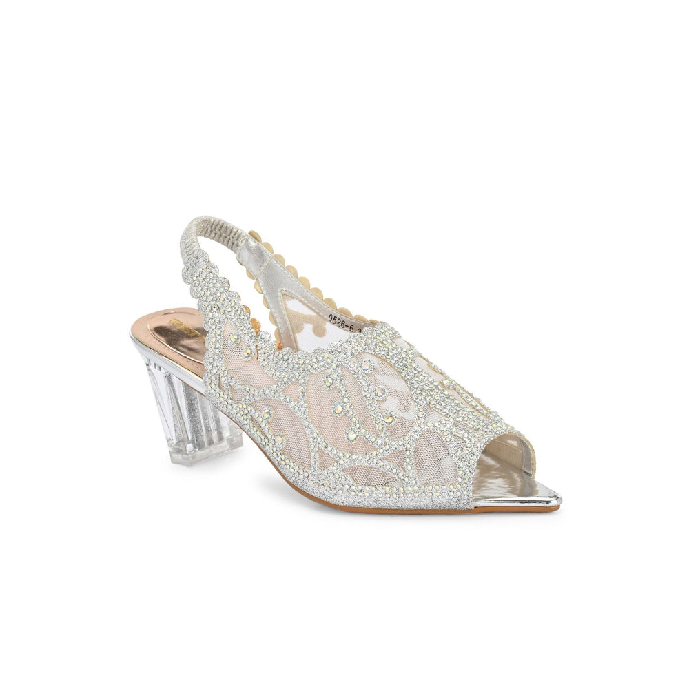 Valentino Women Silver Partywear Sandals