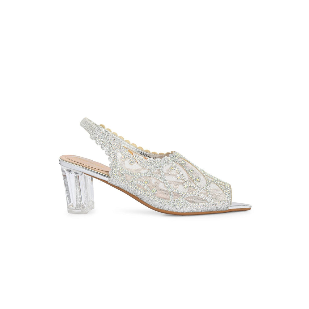 Valentino Women Silver Partywear Sandals