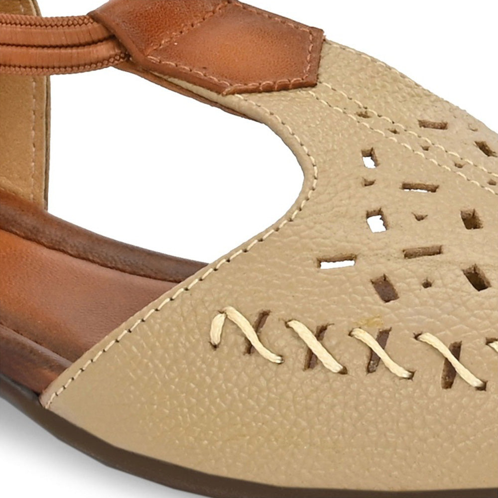 Valentino Women Beige Premium Leather Sandals