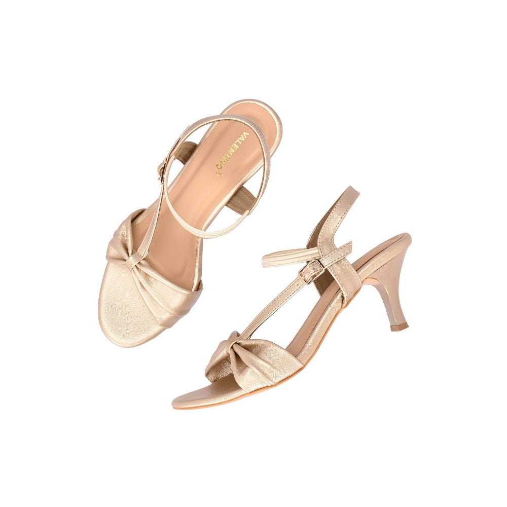 Valentino Women Elegant Bow Detail Stiletto Sandals