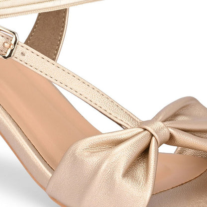 Valentino Women Elegant Bow Detail Stiletto Sandals