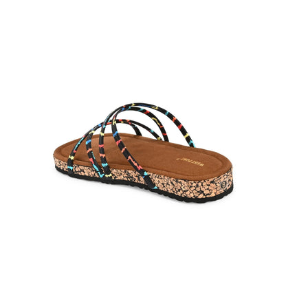 Valentino Women Colourful Strap Sandals - Premium Collection