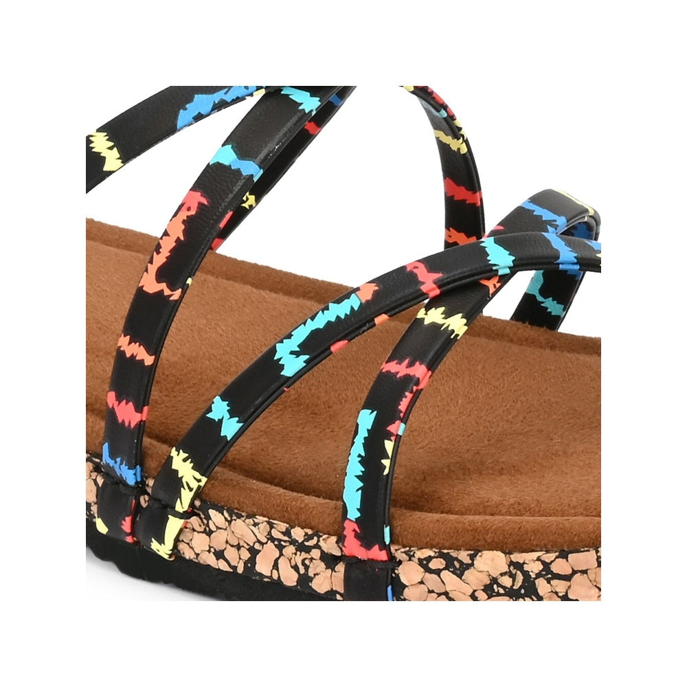 Valentino Women Colourful Strap Sandals - Premium Collection