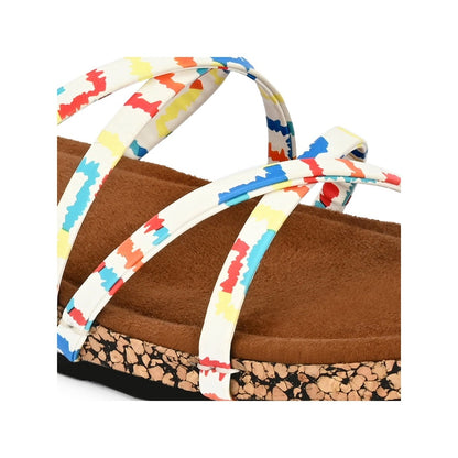 Valentino Women Colourful Strap Sandals