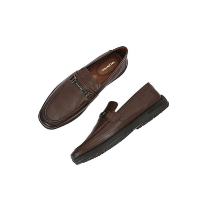 Valentino Men Premium Leather Formal Loafer Shoes