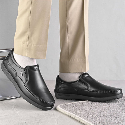 Valentino Men Premium Leather Formal Slip-On Shoes