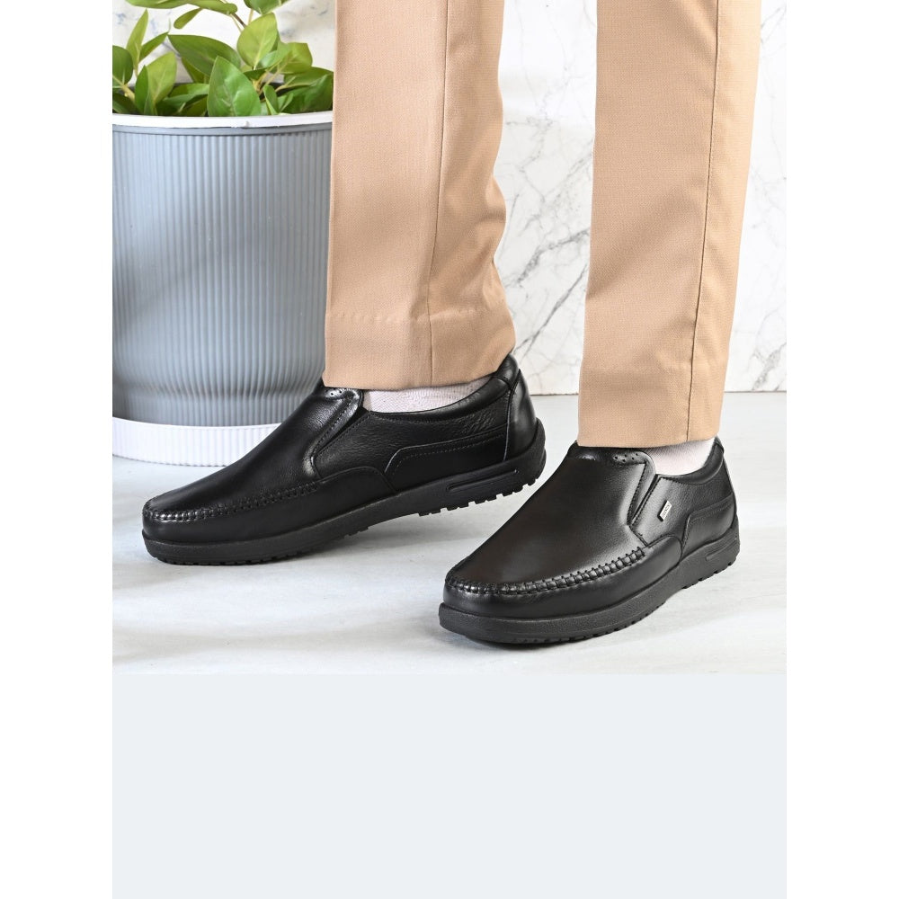 Valentino Men Premium Leather Formal Slip-On Shoes