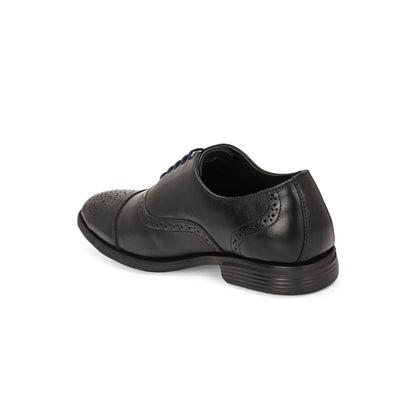Valentino Men Premium Leather Lace-Up Formal Brogue Shoes