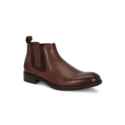 Valentino Men Premium Leather Ankle Chelsea Boot