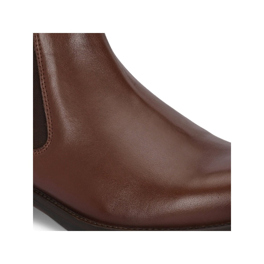 Valentino Men Premium Leather Ankle Chelsea Boot