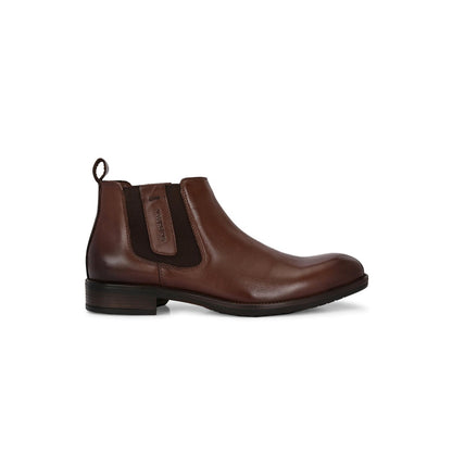 Valentino Men Premium Leather Ankle Chelsea Boot
