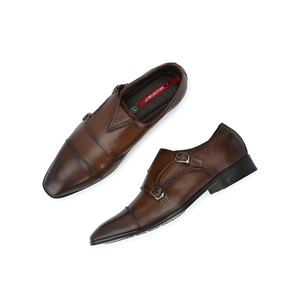 Valentino Men Premium Leather Slip-On Formal Loafer Shoes