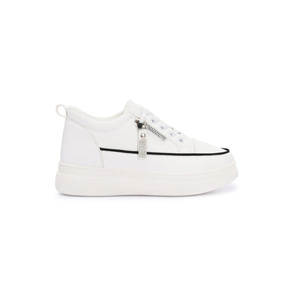 Valentino Women Chunky Lace-Up White Sneakers