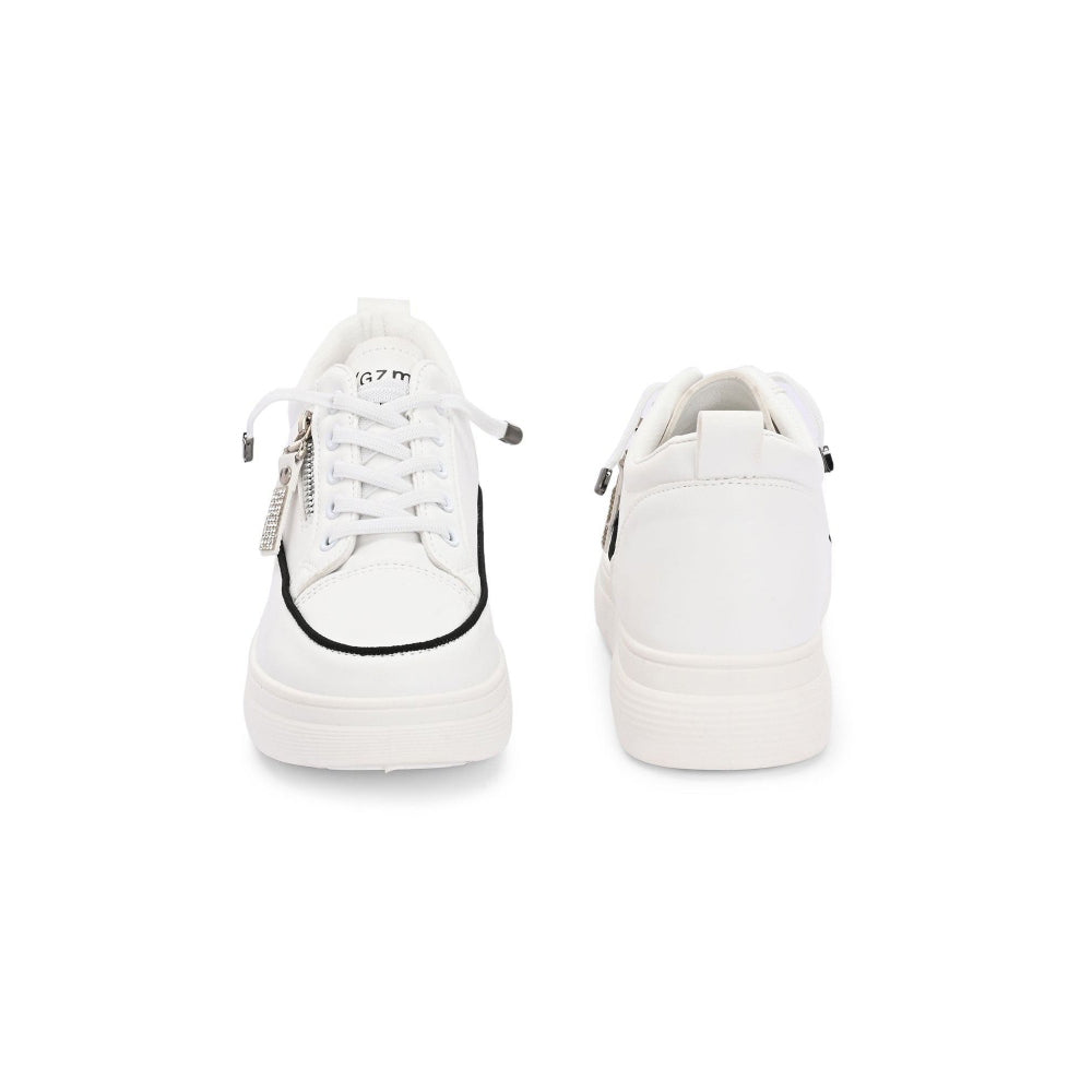 Valentino Women Chunky Lace-Up White Sneakers