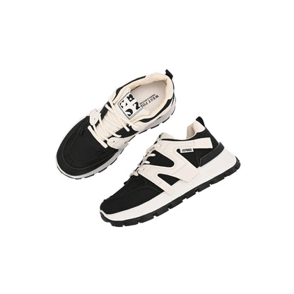 Valentino Women Chunky Lace-Up Black Sneakers