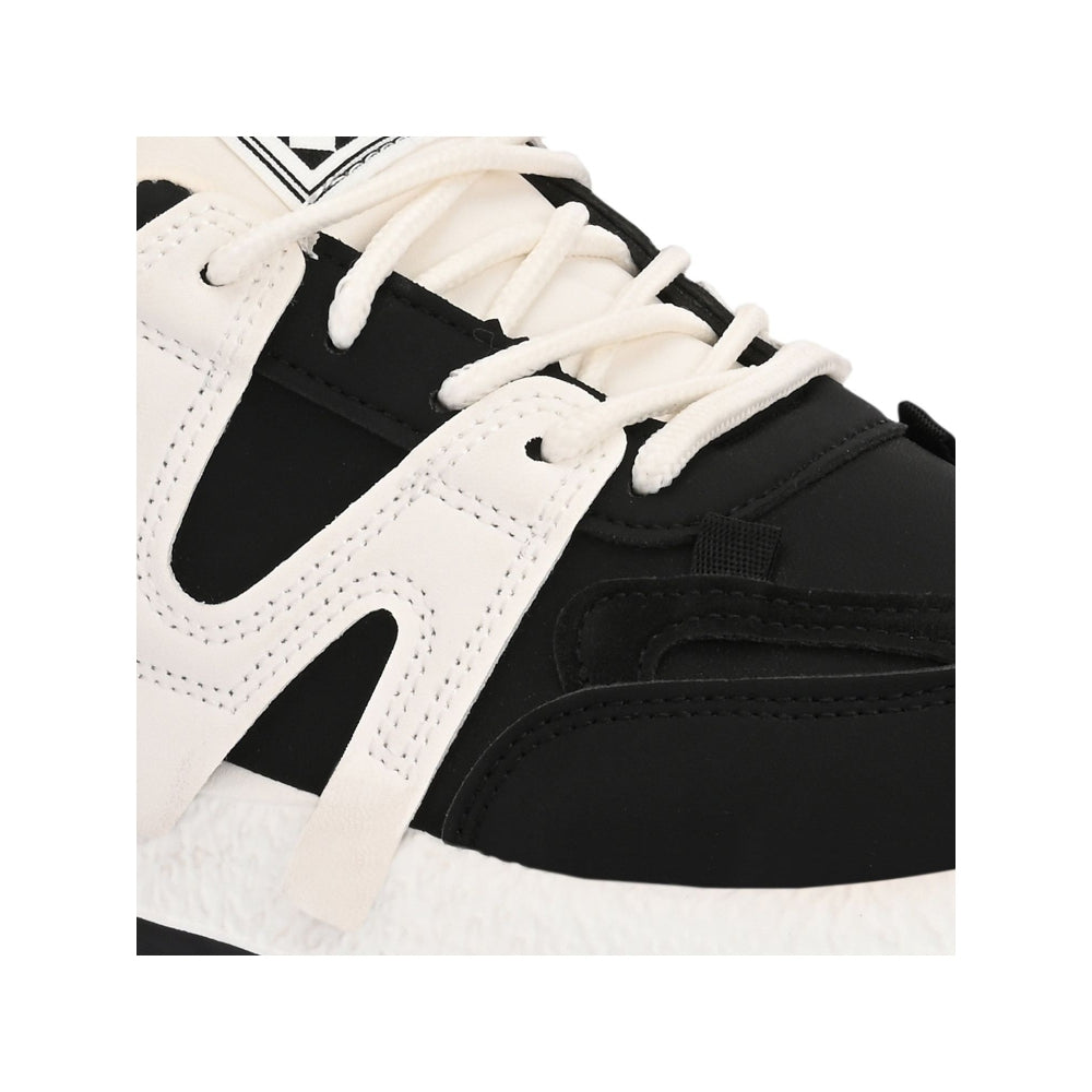 Valentino Women Chunky Lace-Up Black Sneakers
