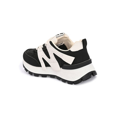 Valentino Women Chunky Lace-Up Black Sneakers