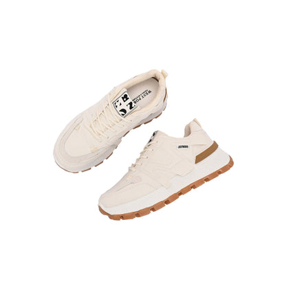 Valentino Women Chunky White Lace-Up Sneakers