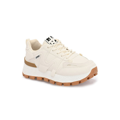 Valentino Women Chunky White Lace-Up Sneakers