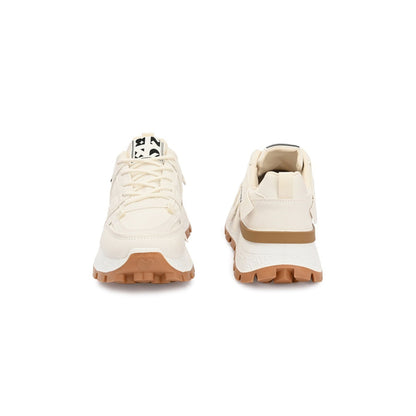 Valentino Women Chunky White Lace-Up Sneakers