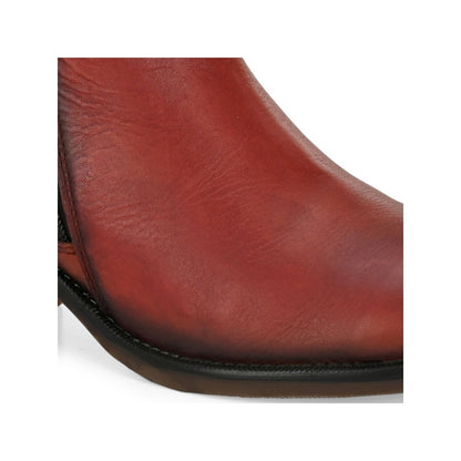 Valentino Women Premium Leather Zipper Boots