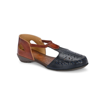 Valentino Women Blue premium Leather Sandals