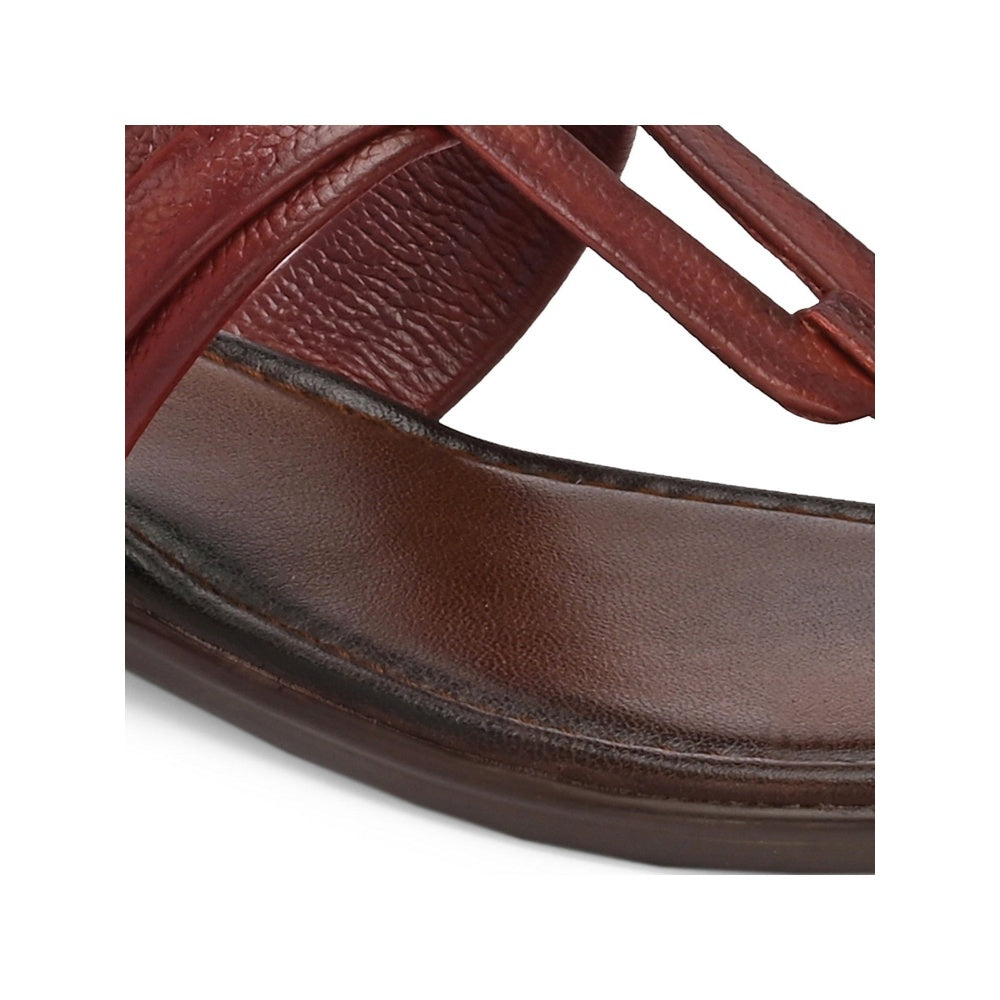 Valentino Women Cherry Leather Toe-Ring Flats