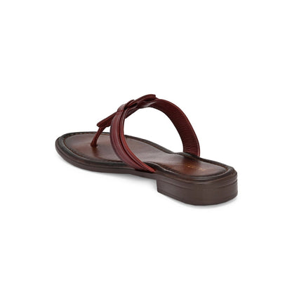 Valentino Women Cherry Leather Toe-Ring Flats