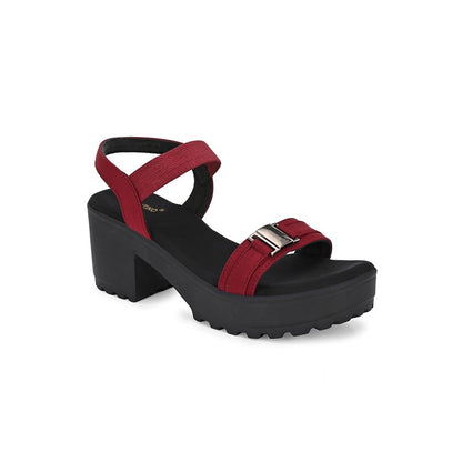 Valentino Women Urban Chunky Block Heel Sandal