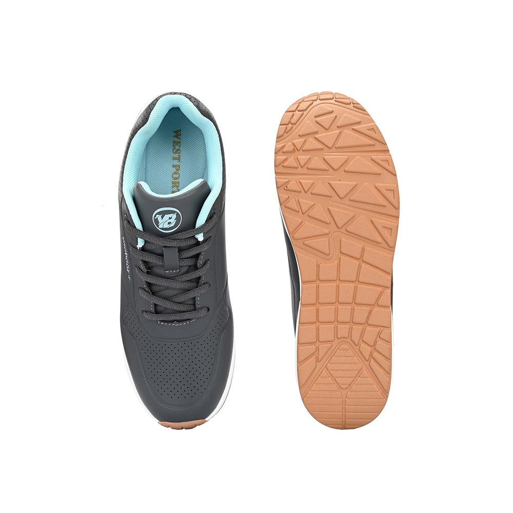 Valentino Women Grey Air-Cushion Sports Sneakers