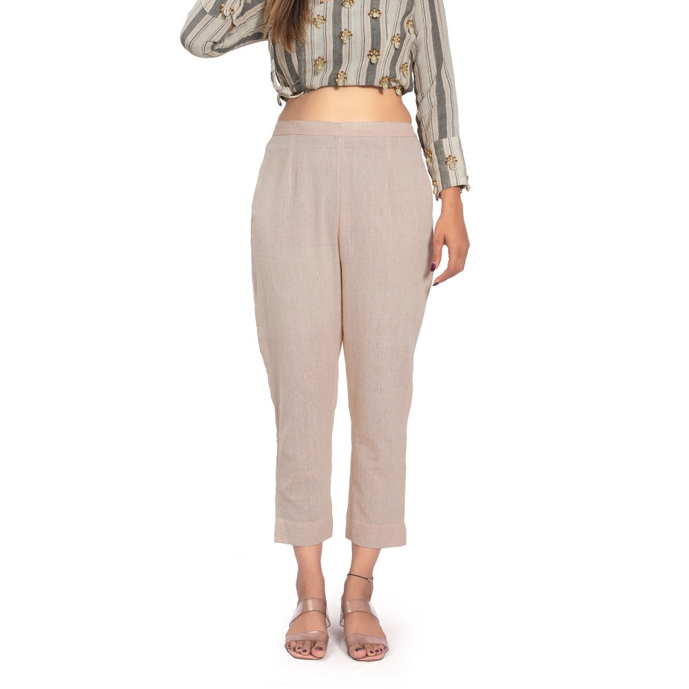 Vana Ethnics Sustainable Peach Cotton Pant